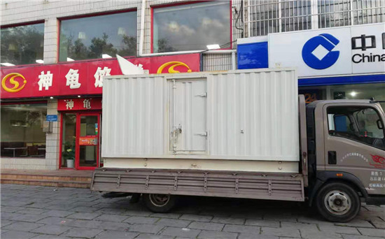 志仲镇出租发电机施工案例